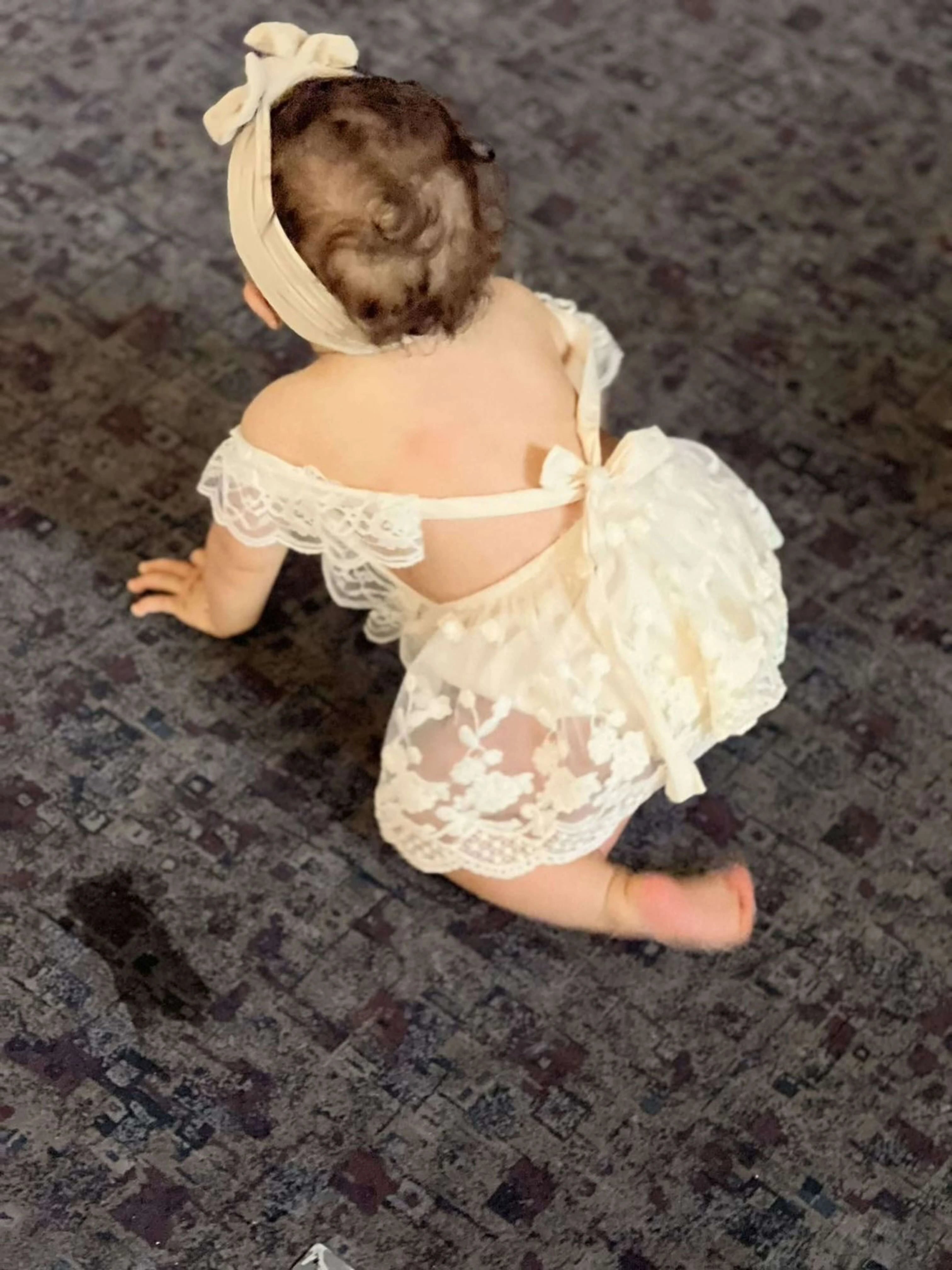 Nude Color & Soft Comfort | The Ecru Cotton Romper