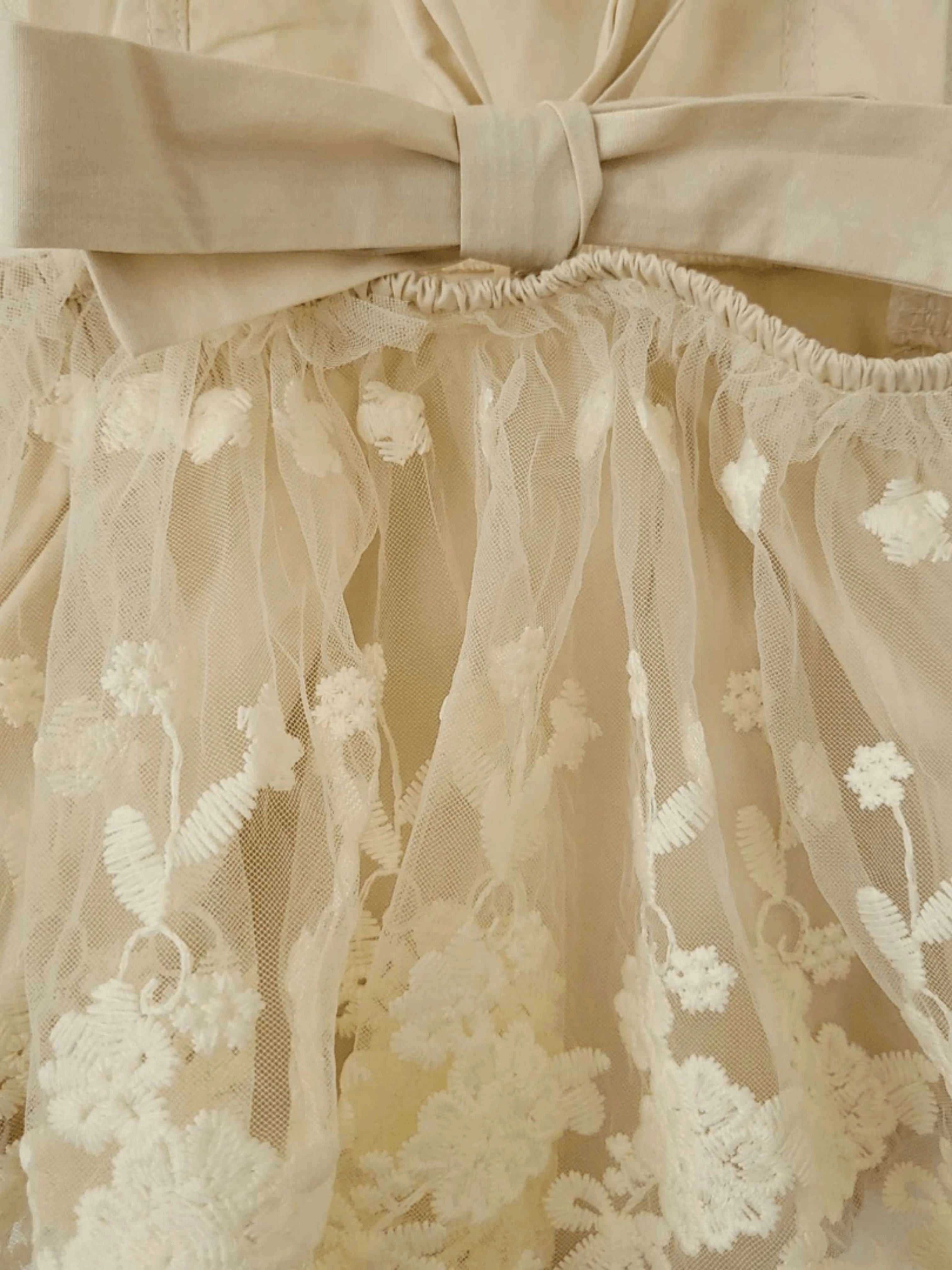 Nude Color & Soft Comfort | The Ecru Cotton Romper