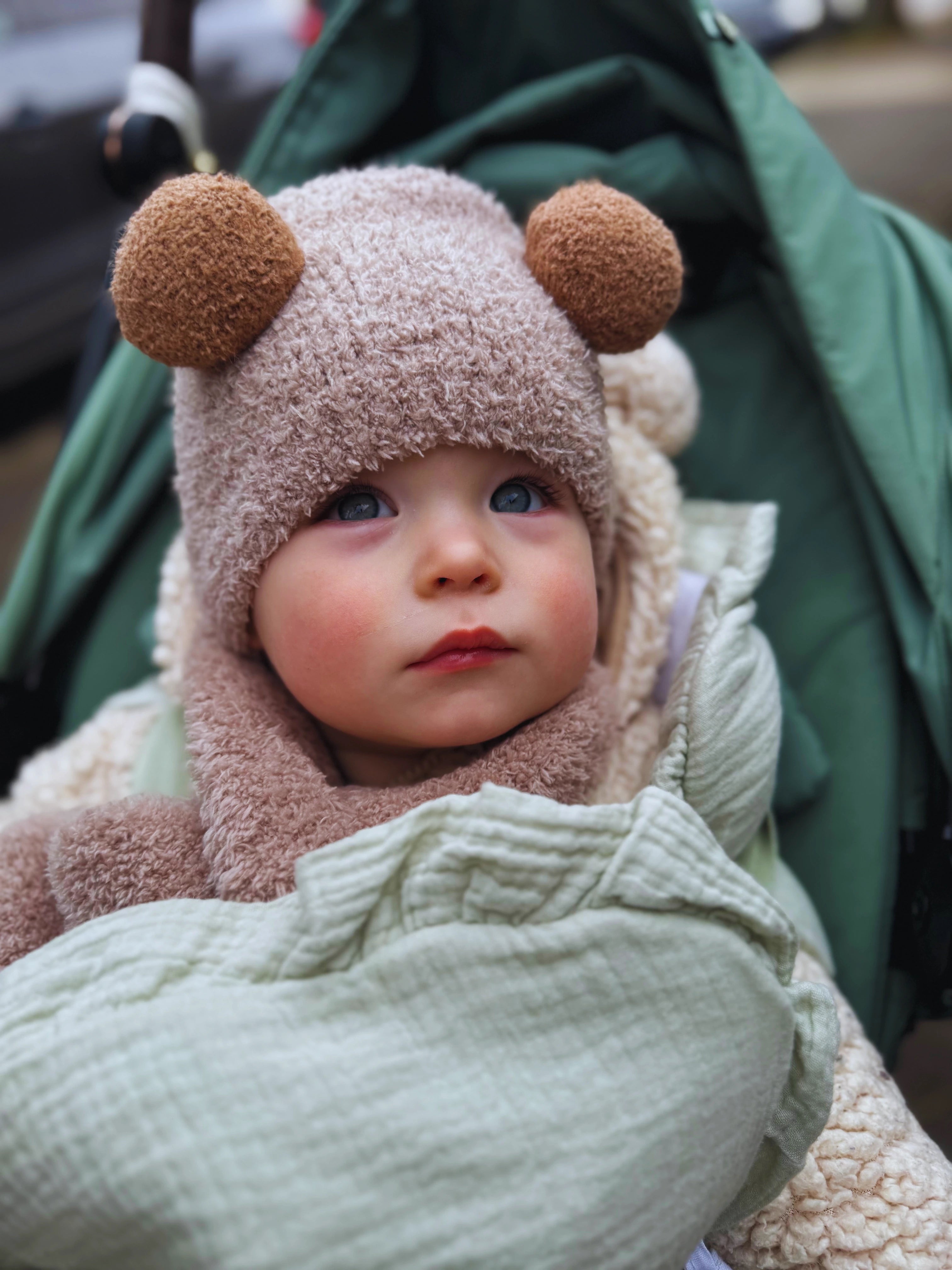 Cozy Warmth & All-in-One Convenience | The Bear Hat with Integrated Scarf