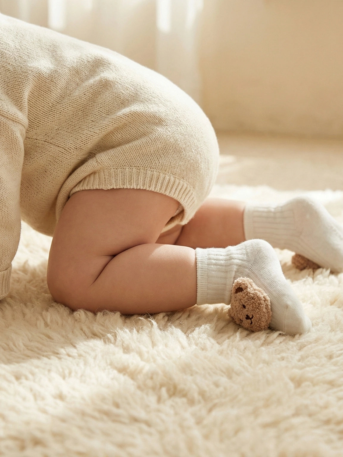 Absolute Softness & Adorable Details | The Softest Cotton Bear Slippers