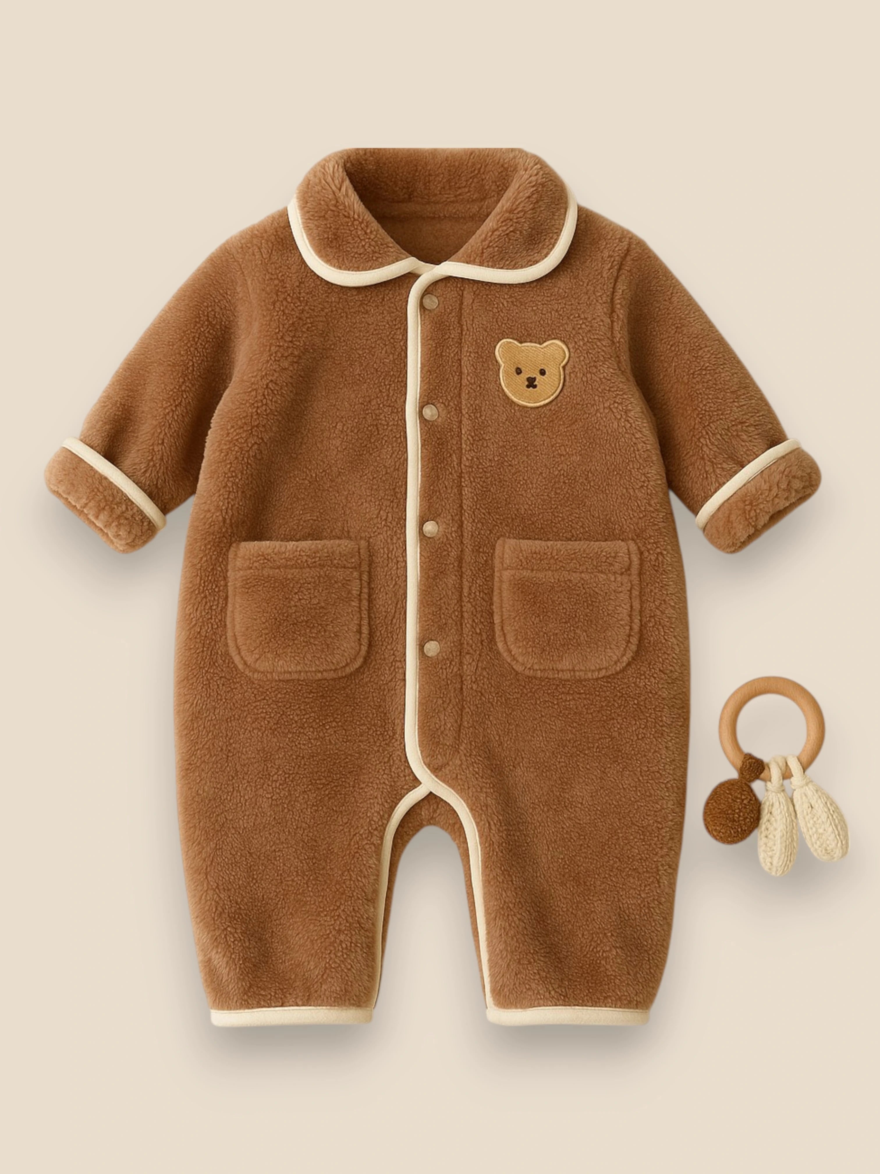 Cozy Comfort & Adorable Look - The Cozy Bear Romper