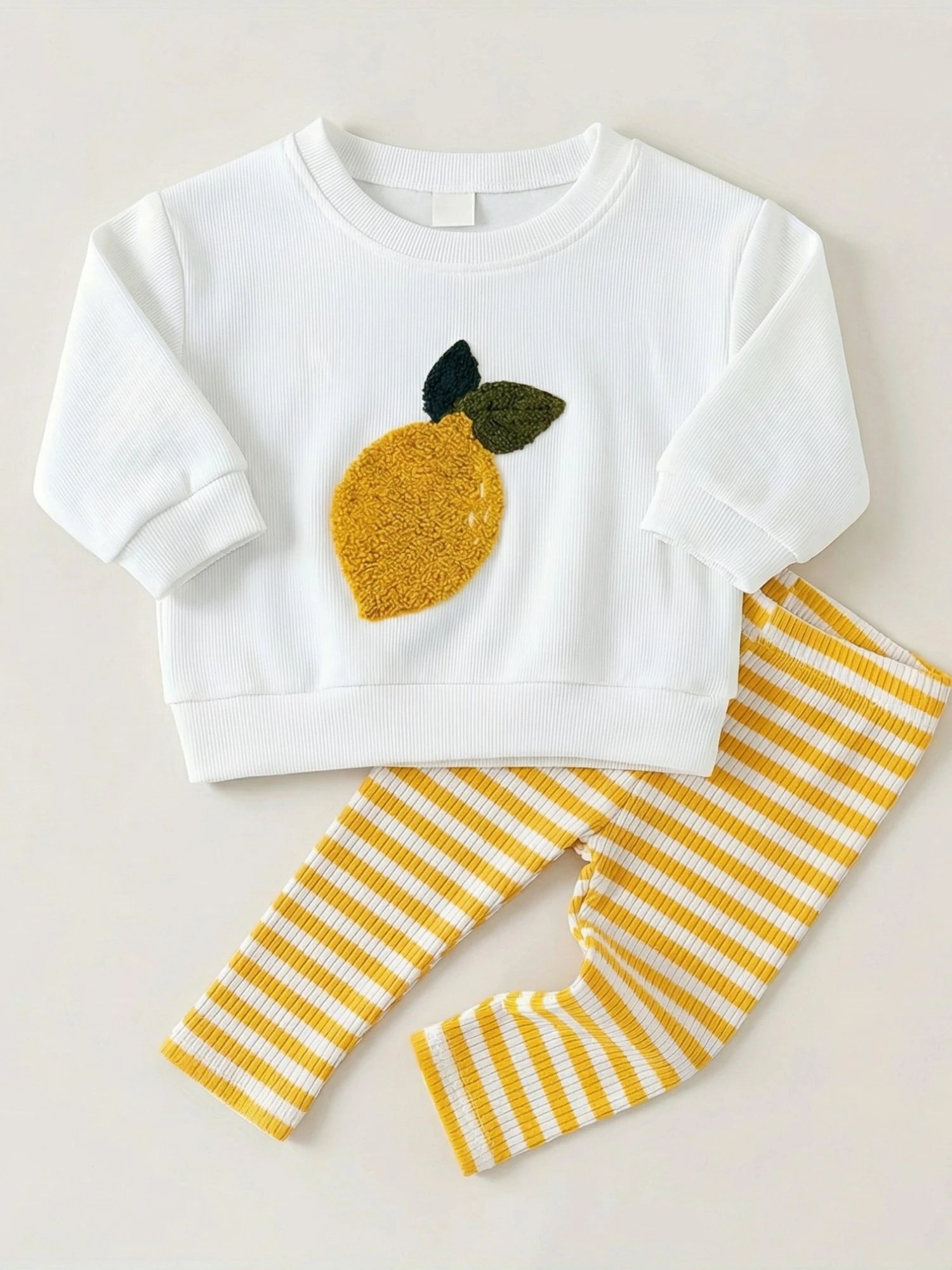 Vitamin-Packed & Comfortable Style for Men & Women | Sweatshirt & Pant Set with Fruit Embroidery