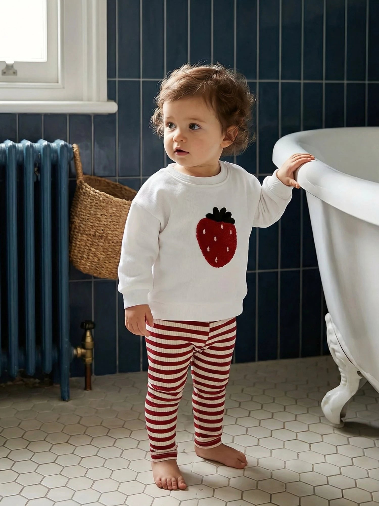 Vitamin-Packed & Comfortable Style for Men & Women | Sweatshirt & Pant Set with Fruit Embroidery