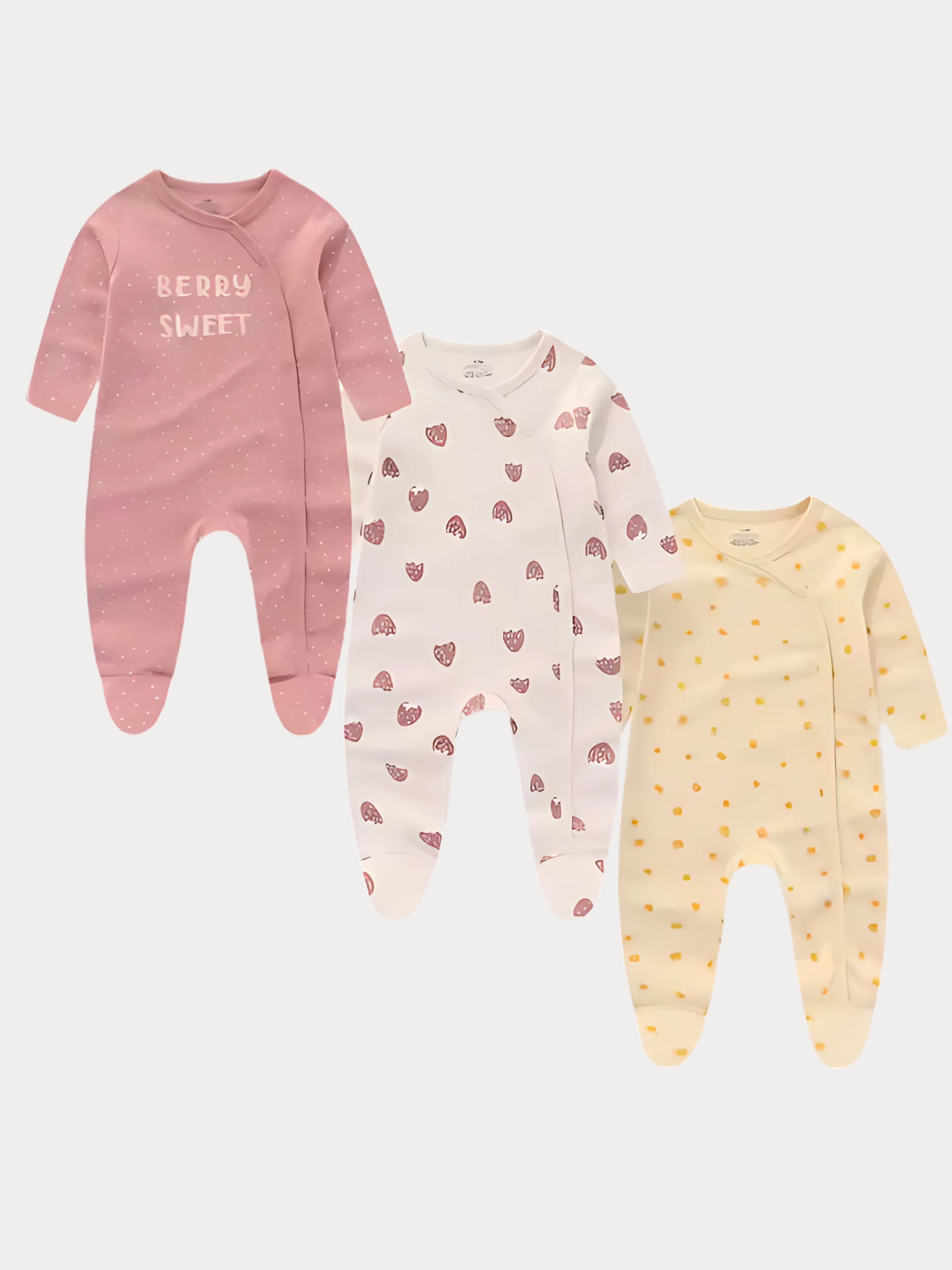 Everyday Comfort & Irresistible Prints | Set of 3 Soft Cotton Pajamas