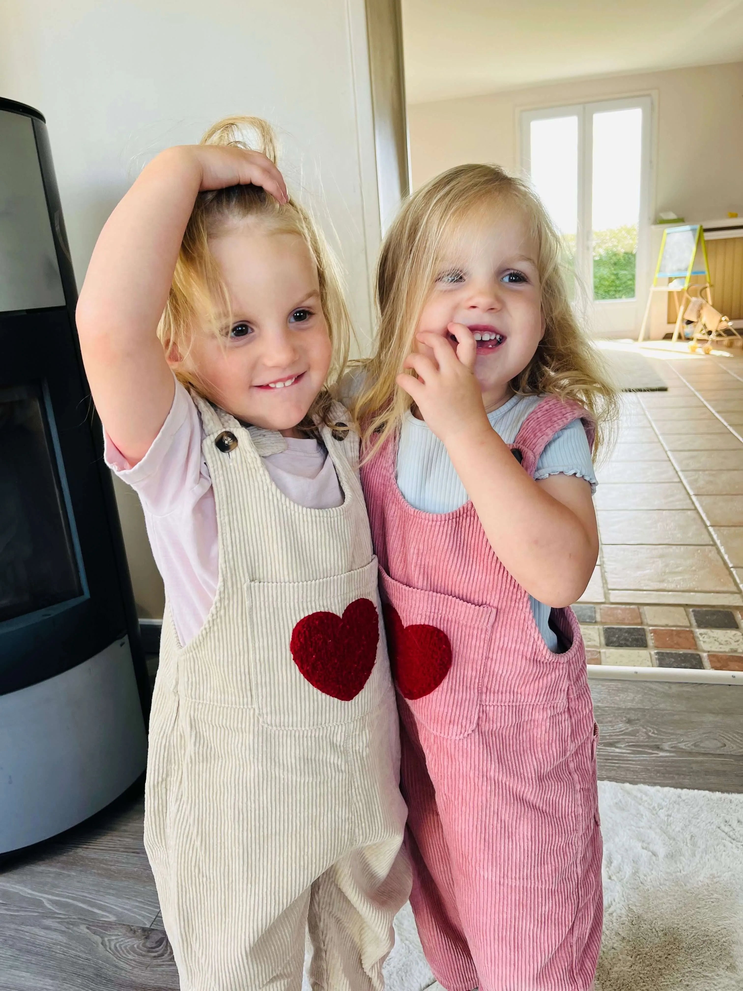 A Heart-Winning Piece of Absolute Softness - The Cotton Overalls with Embroidered Heart