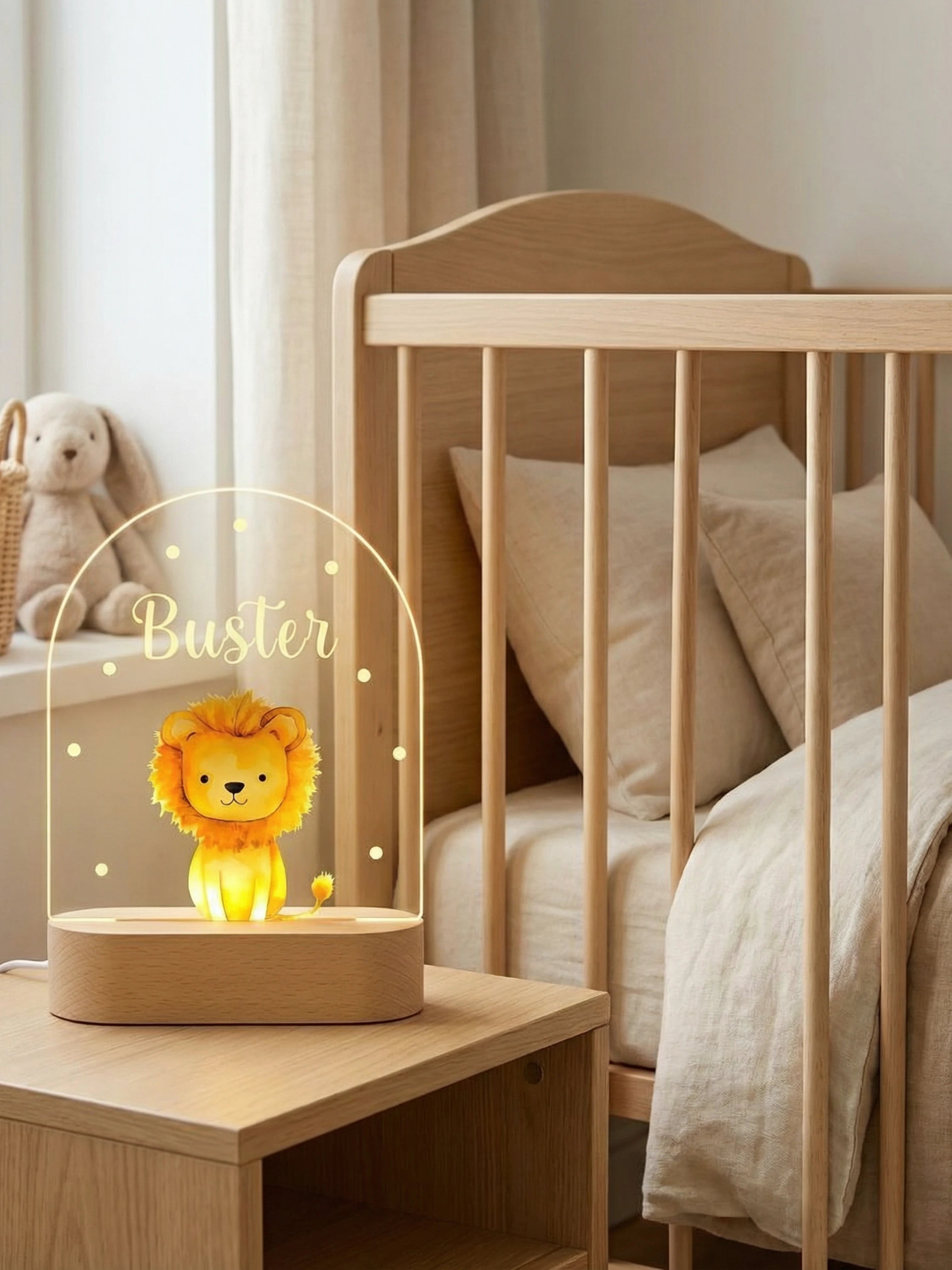 Veilleuse Prénom Lumineux | Designs Exclusifs Dessinés Main