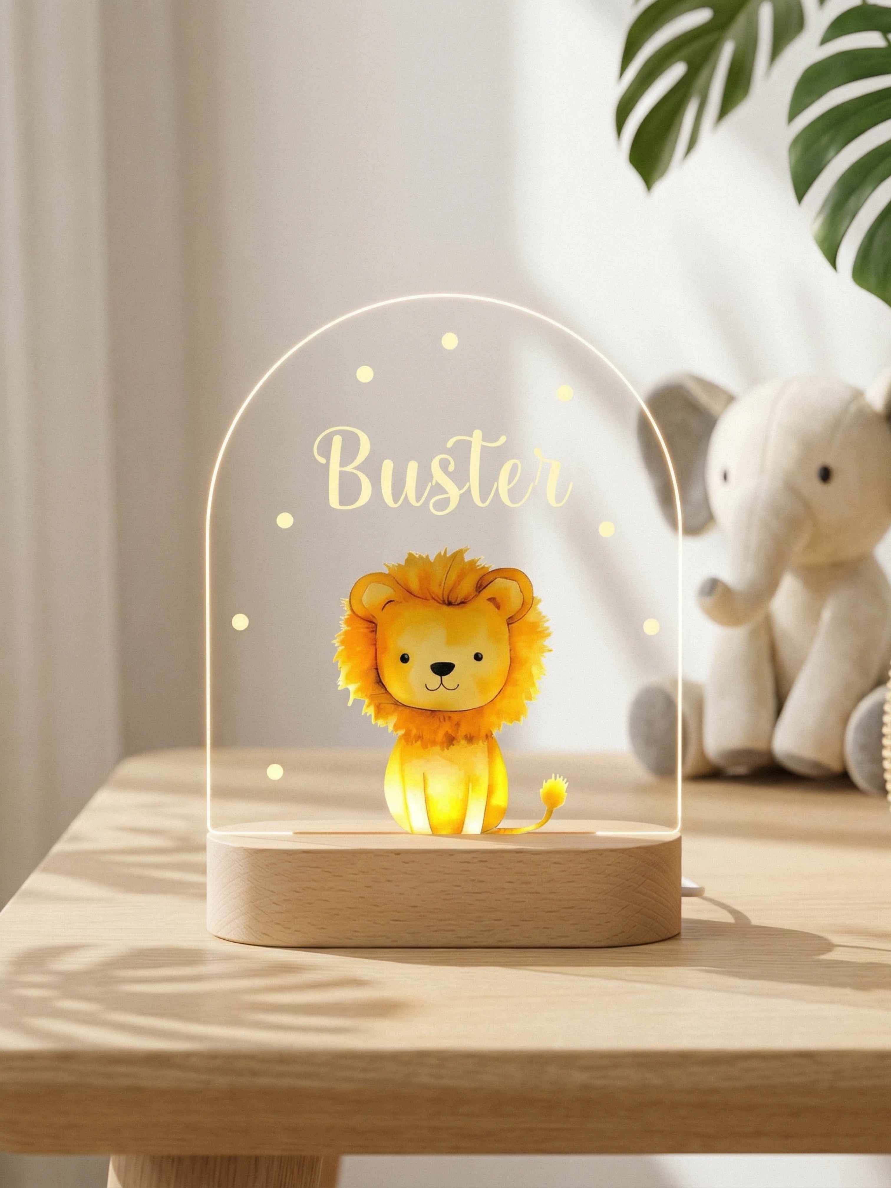 Veilleuse Prénom Lumineux | Designs Exclusifs Dessinés Main