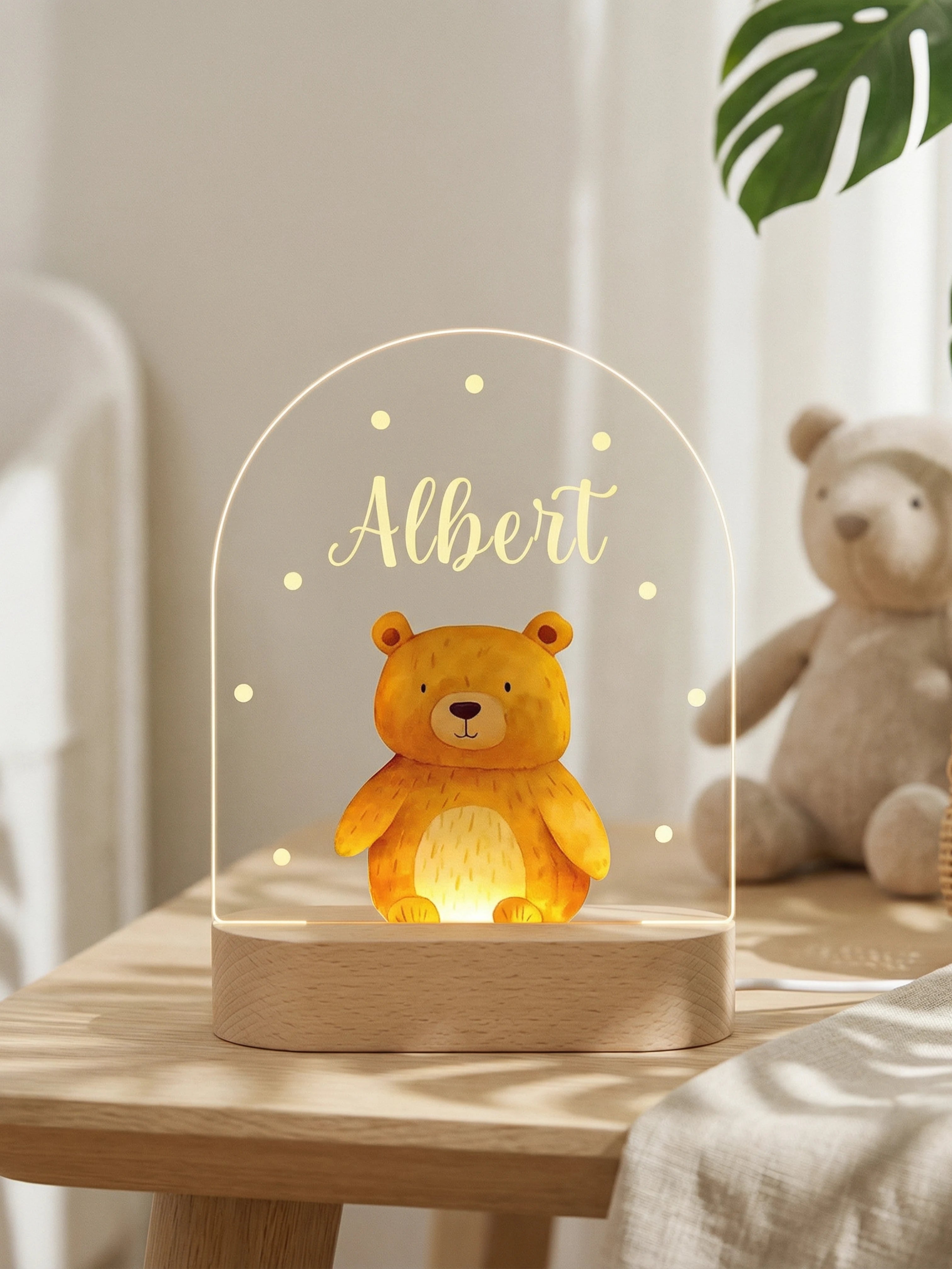 Veilleuse Prénom Lumineux | Designs Exclusifs Dessinés Main