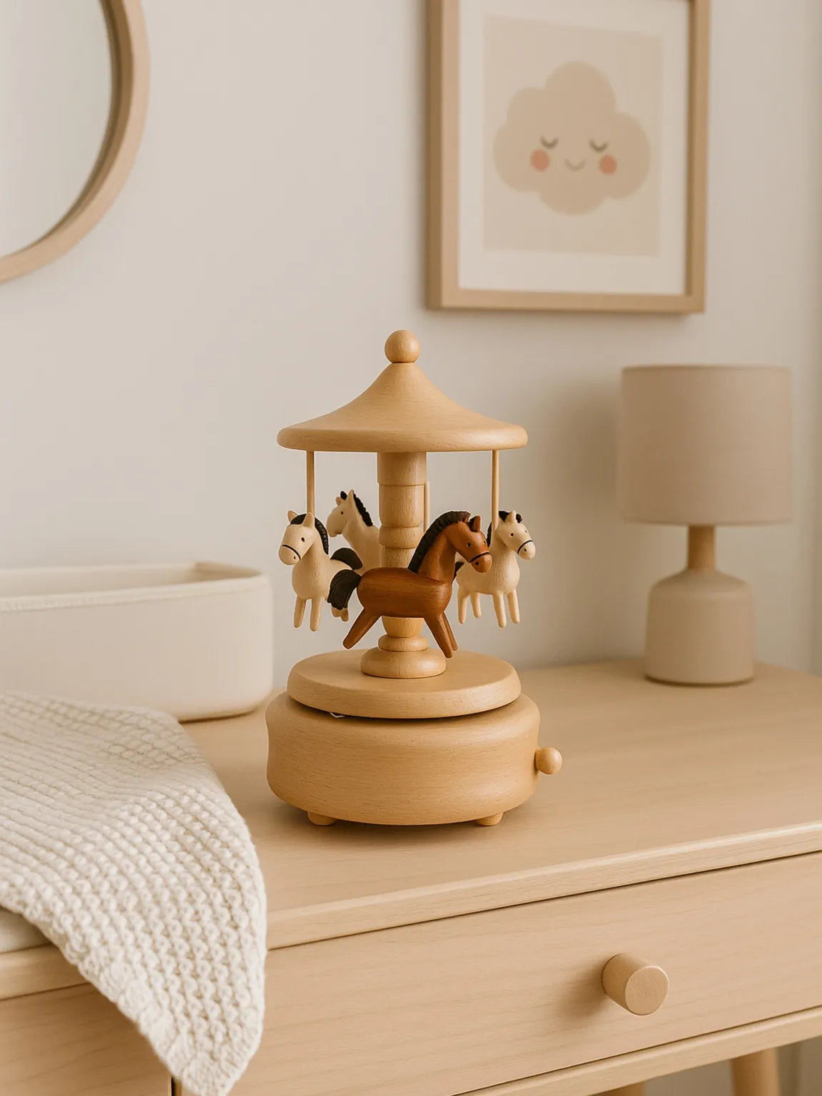 Sooth Your Baby and Create Precious Memories | The Magical Wooden Carousel