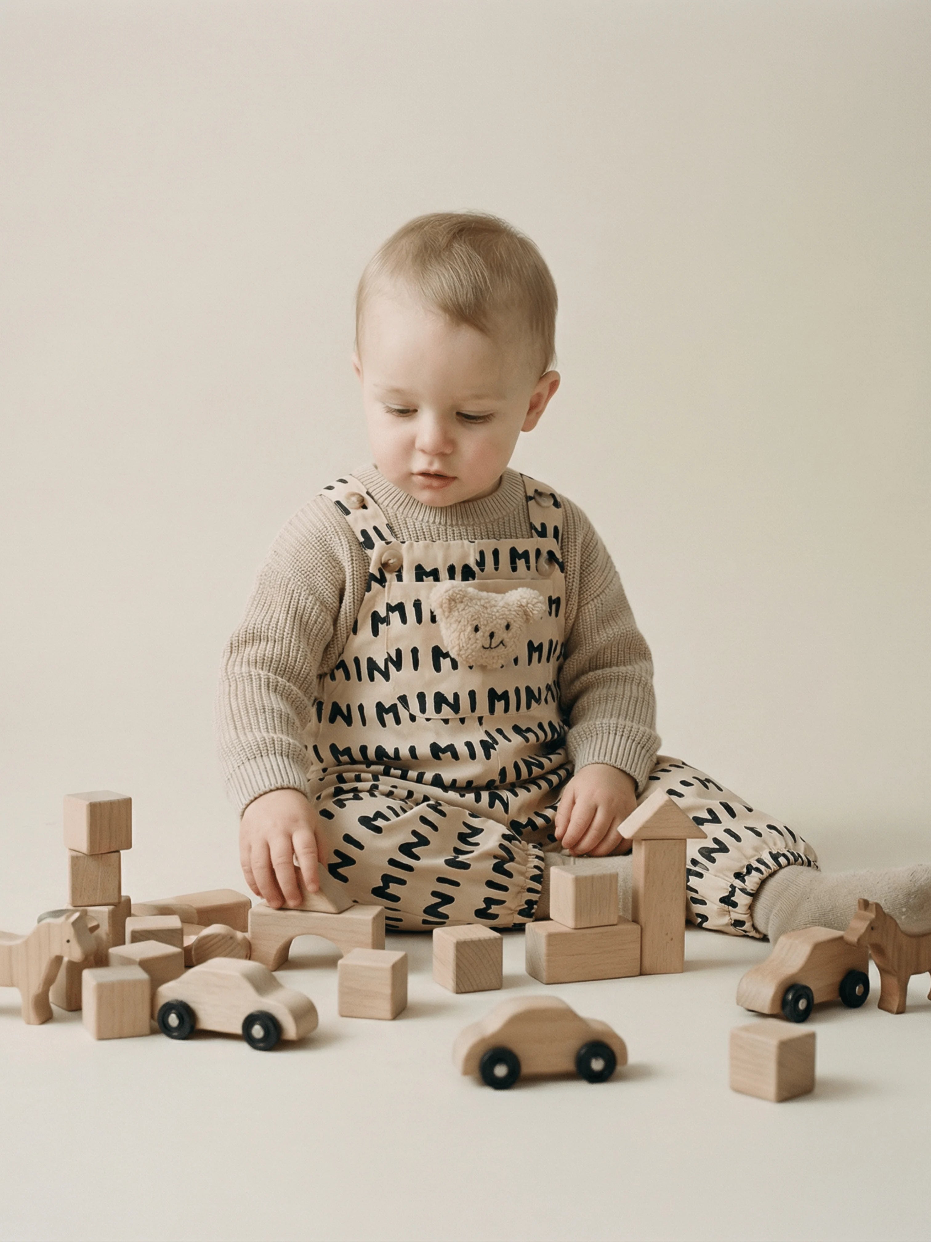 Embroidered Bear &amp; Absolute Softness - The Overalls That Everyone Loves